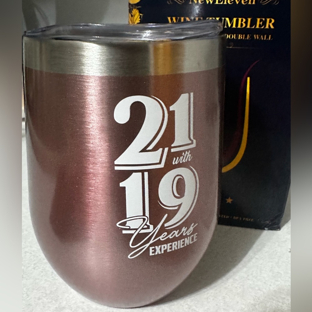 New in Box 40th Birthday Tumbler
